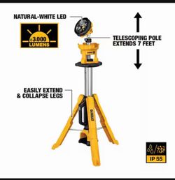 DeWALT 20V MAX 4000-Lumen Adjustable LED Tripod Light