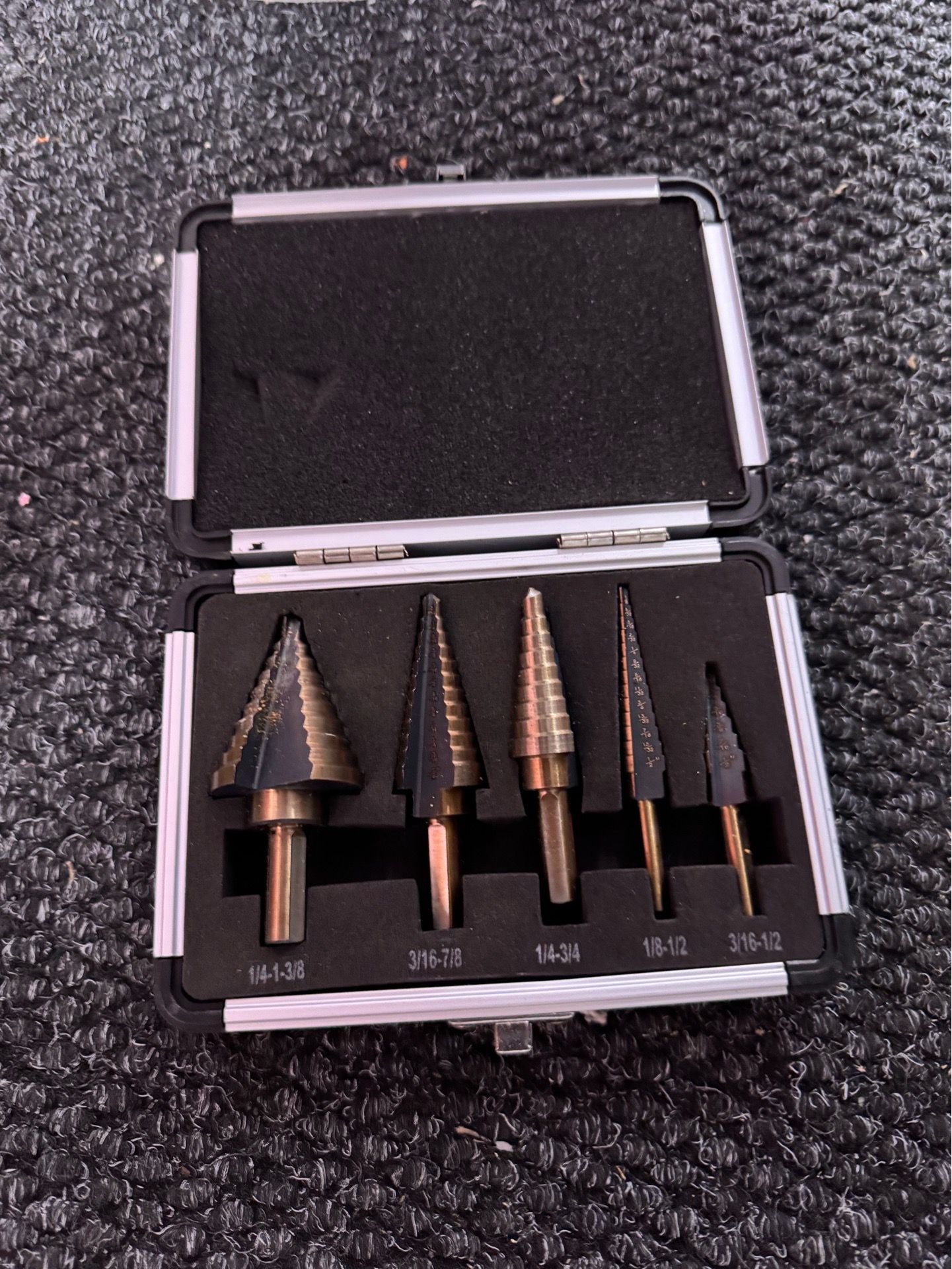 Drill step bit set