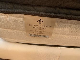 Stearns and Foster king mattress