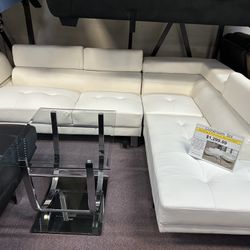 Sectional White 