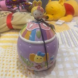 Hello Kitty Easter Ceramic Cookie Jar