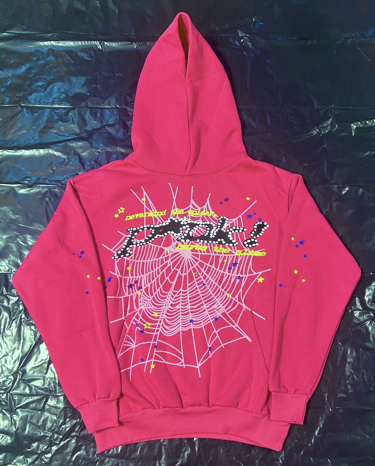 Sp5der Hoodie Pink