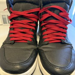 AIR JORDAN 1 - HIGH TOP SIZE 10 - BLK/RED