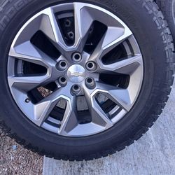 2024 OEM ORIGINAL TAKEOFFS CHEVY SILVERADO RST 20 INCH TIRES PATHFINDER ALL-TERRAIN 95 % $ 1299