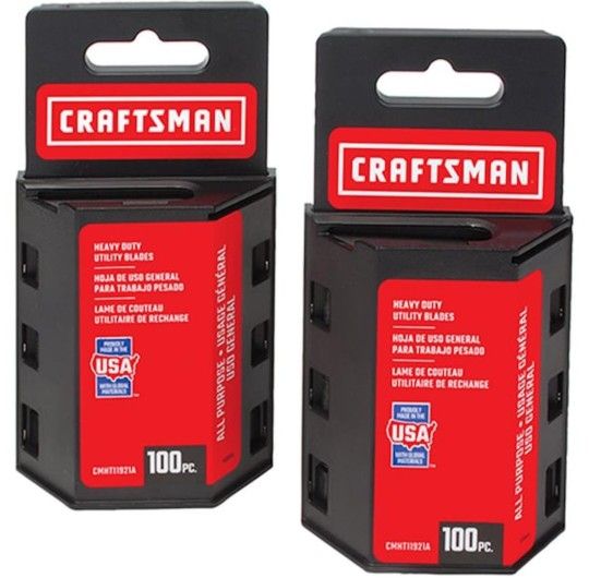 CRAFTSMAN 200 PC UTILITY BLADES.