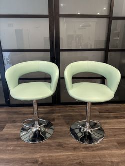 Bar Stools (Mint Green)