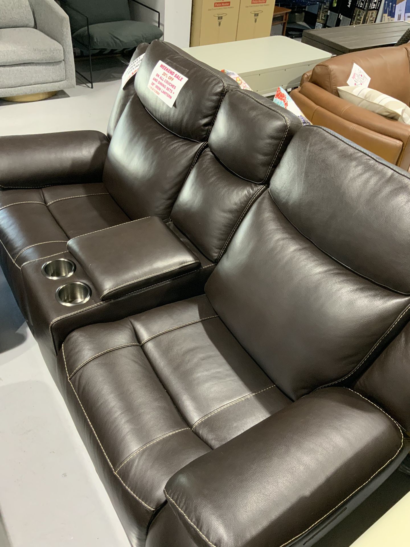Harvey Leather Power Recliner