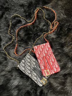 Woman Dior Phone Wallet
