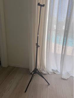 Adjustable Floor Phone Stand with Rotating Phone Holder