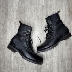 Womens Frye Black Leather Boots