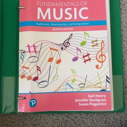 Fundamentals Of Music Rudiments, Musicianship And Composition Seventh Edition