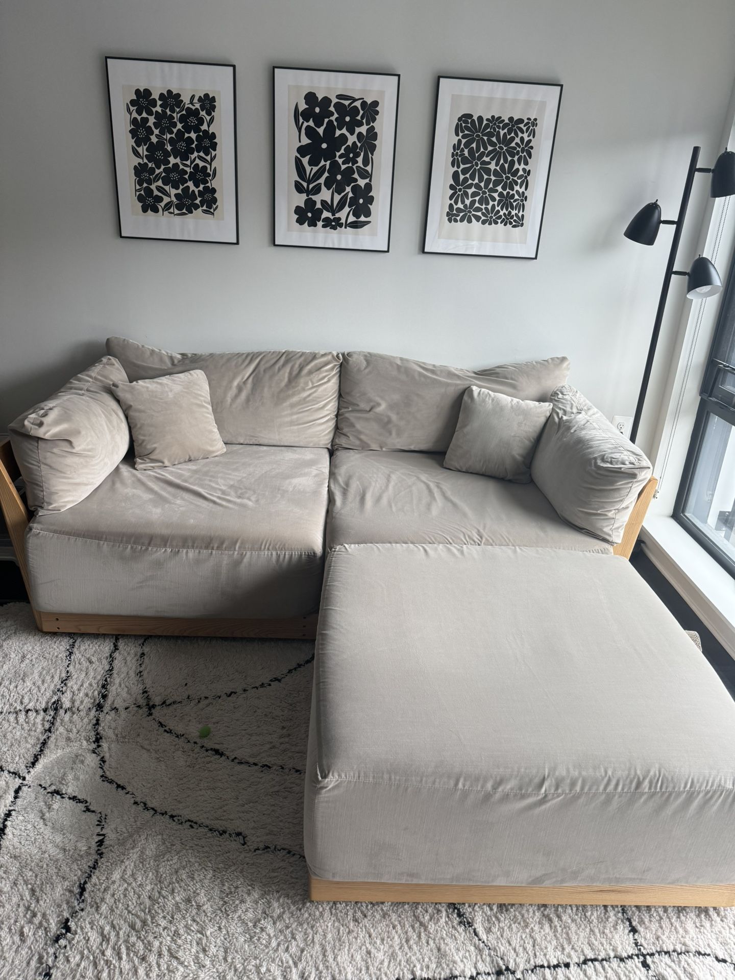 Modular 2-Seater Sectional Sofa