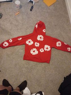 Red Denim Tear Hoodie
