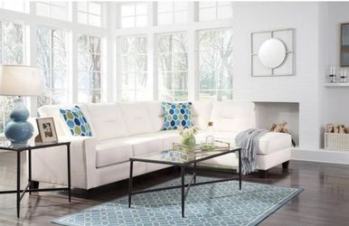 New Large White Sectional! Great savings on couch and loveseat combos!