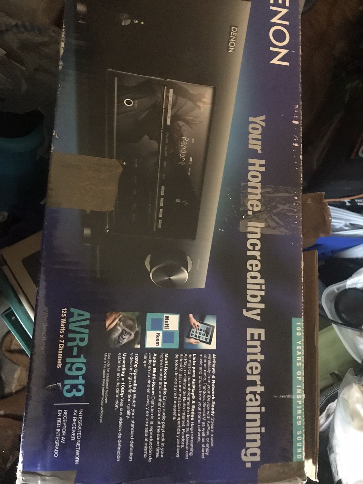 New In Package Denon Integrated net work AV receiver with paperwork only $250