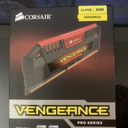 Corsair Vengeance Pro Series DDR3 2X4GB (8gb Total)1600mhz