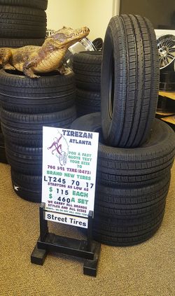 245 70 17 BRAND NEW TIRE TIRES $115 EACH $460 SET