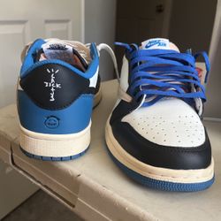 Jordan 1 Retro Low OG SP- fragmentXTravis Scott