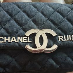 Chanel Cruise Cotton Crossbody Bag