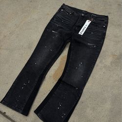 Flared purple jeans ALL SIZES