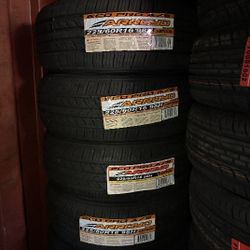 SET OF FOUR NEW TIRES 225/60/16 ARROYO GRANDSPORT A/S INCLUDING MOUNT AND BALANCE, ASK ME FOR SIZES AND BRANDS 
