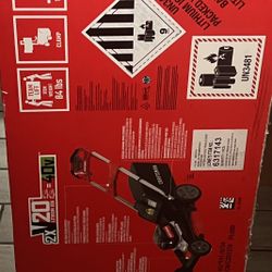 CRAFTSMAN Lawn Mower - 2xV20 20-volt, Max 21-in Self Propelled Battery Walk Mower