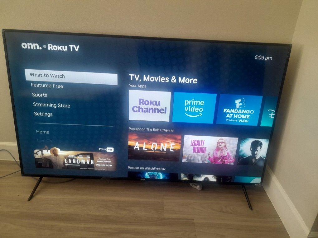 65 In Onn Roku Tv