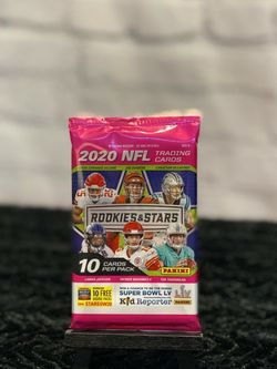 🔥 2020 NFL Rookies &Stars Football 10 Card Pack