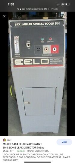 Evap Emissions Leak Detector