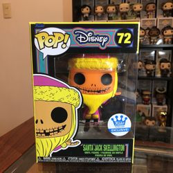 Santa Jack Skellington Blacklight #72 Funko Pop!!!