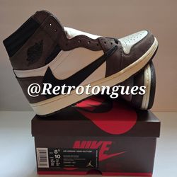 Travis Scott Air Jordan 1 Retro High "Mocha" Size 8.5