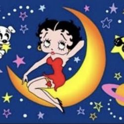 Vintage Betty Boop Rug