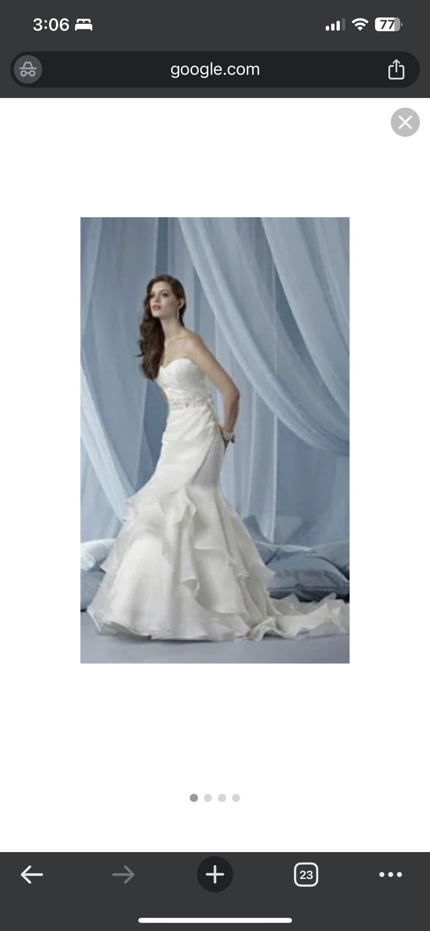 Designer Impression Wedding Dress In La Jolla