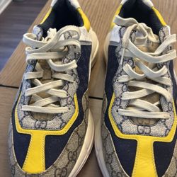 Gucci GG Rhyton Beige White & Yellow