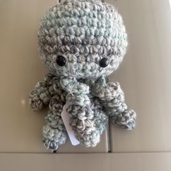 Plush sea creature handmade crochet one of a kind