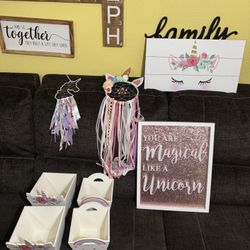 Girls Unicorn Bedroom Decor 