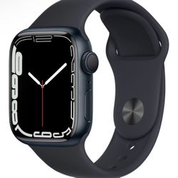 Like New Apple Watch Series 7 41mm Midnight with Midnight Sport Band 