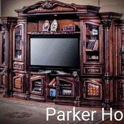Vintage Parker House Whole Wall Entertainment Stand 