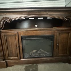 Fireplace TV Stand 