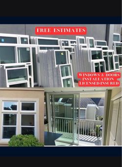 New vinyl windows