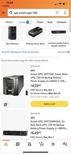 Apc Smart Up 750 Va Backup Battery