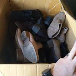 14 Pairs Of Size 10 Shoes/Boots