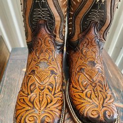 Handmade México Leather Boots Cowboy 