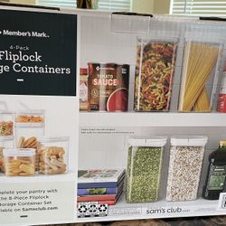 Flip Top Storage Containers 