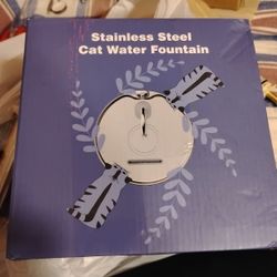 Stainless Steel Cat Water Fountain 