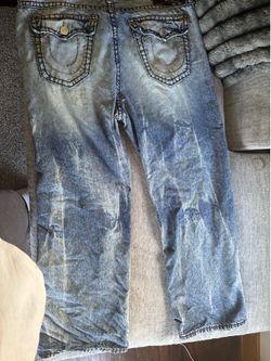True religion jeans with matching jean jacket