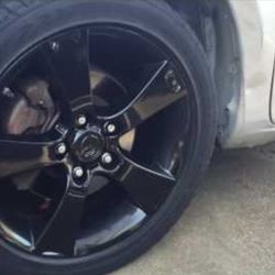 High Gloss Black Or Matte Black Rim Painting