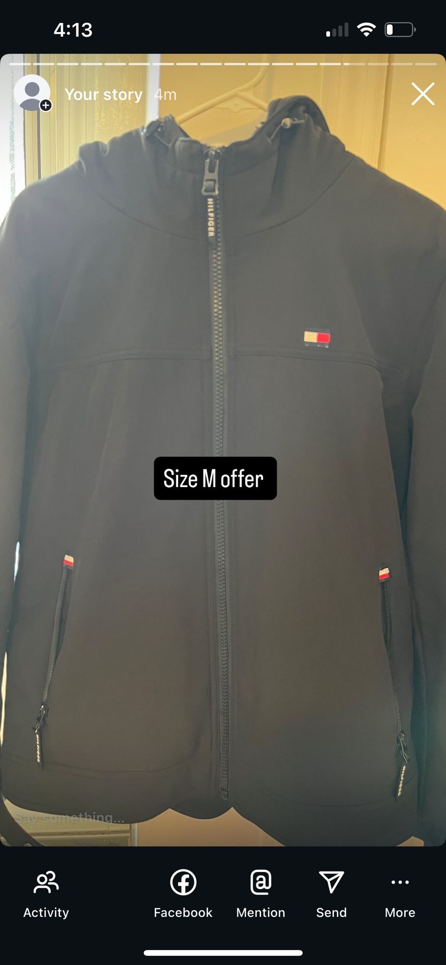 Size M Timmy Hilfiger Jacket Amazing Conditions
