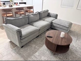 Brand new grey sectional sofa / couch