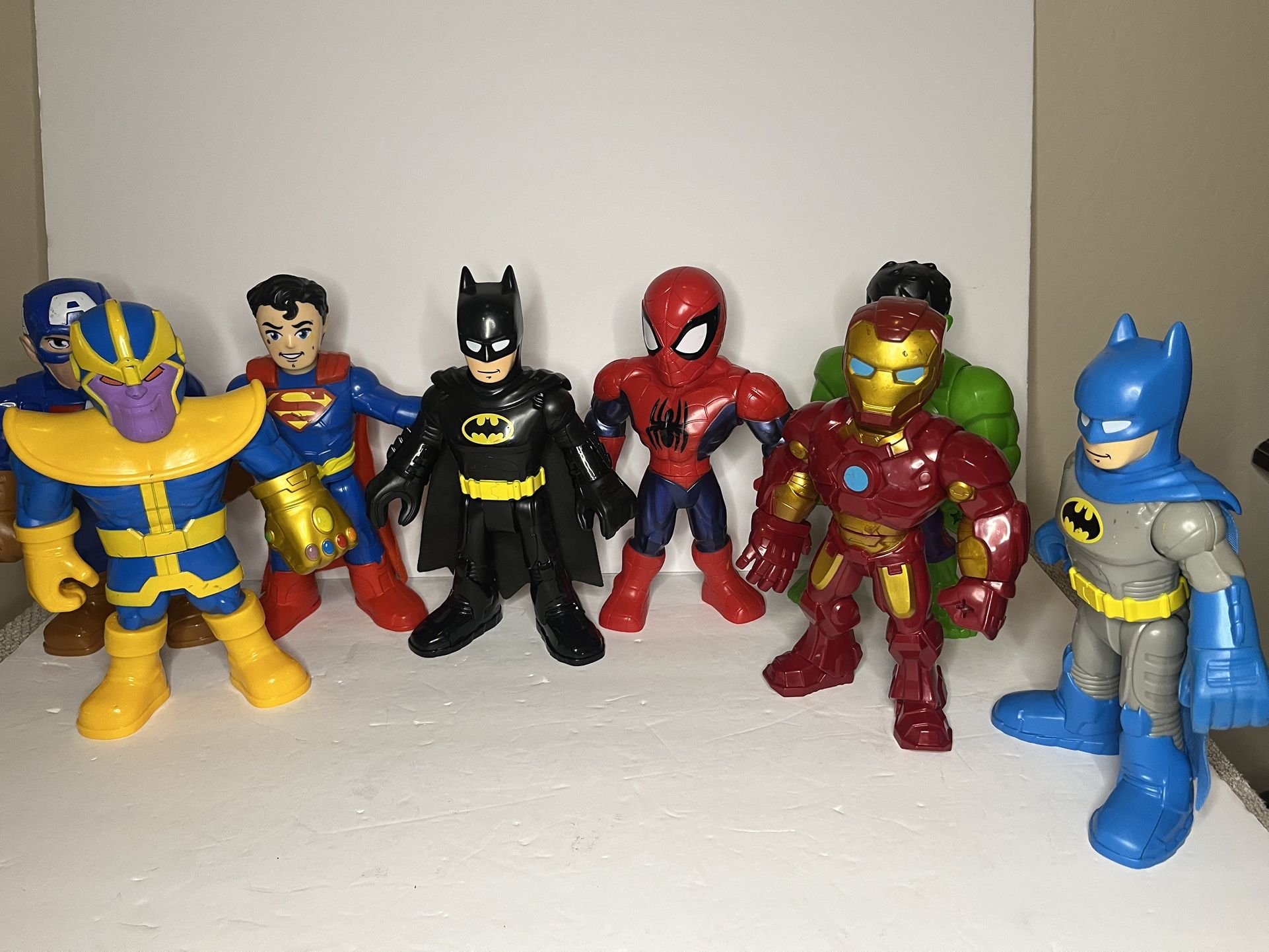 Superman, Batman, Hulk, Iron Man, Captain America, Etc.